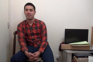 Sexy man with muscular body and horny ass is jerking off big time