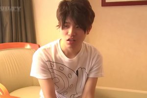 Sexy teenaged asian guys are starting making out insanely passionate