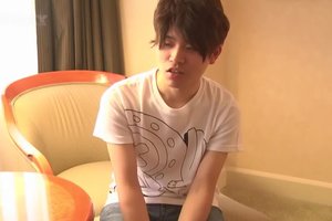 Sexy teenaged asian guys are starting making out insanely passionate