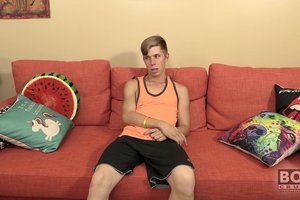 Extremely sinful good-looking blonde has a lot of sex toys