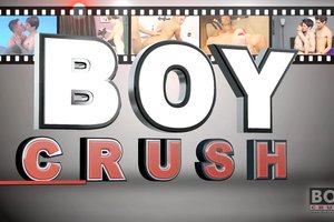 Nerdy skinny boy in glasses has surprisingly tremendous schlong