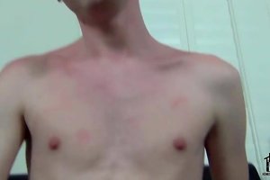Bestial guy wants to get a close look on how his boyfriend is wanking his cock