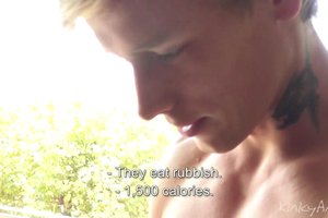 three sexy and extremely horny boys are having fun together