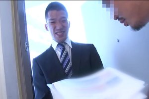 Skinny and horny businessmen are into nasty bdsm and anal