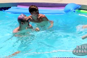 young and free-spirited twinks are in the middle of a nasty gang bang