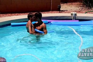 young and free-spirited twinks are in the middle of a nasty gang bang