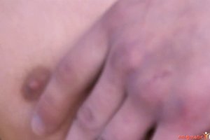 Sexy hairy teenager is loosing his towel and starting masturbating