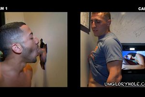 Naive guy is closing his eyes and opening his mouth while facing a blow hole