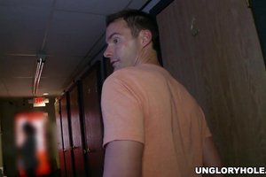 Naive guy goes to a video store and gets his dirty junk polished
