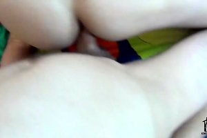 Skinny teenagers are in the middle of a wild unrestrained threesome