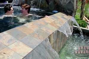 Two sinful young boys are fucking each other with a gopro on their heads
