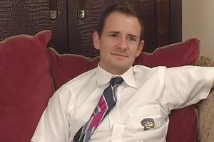Lustful guys are in the middle of a mutual masturbation and moaning